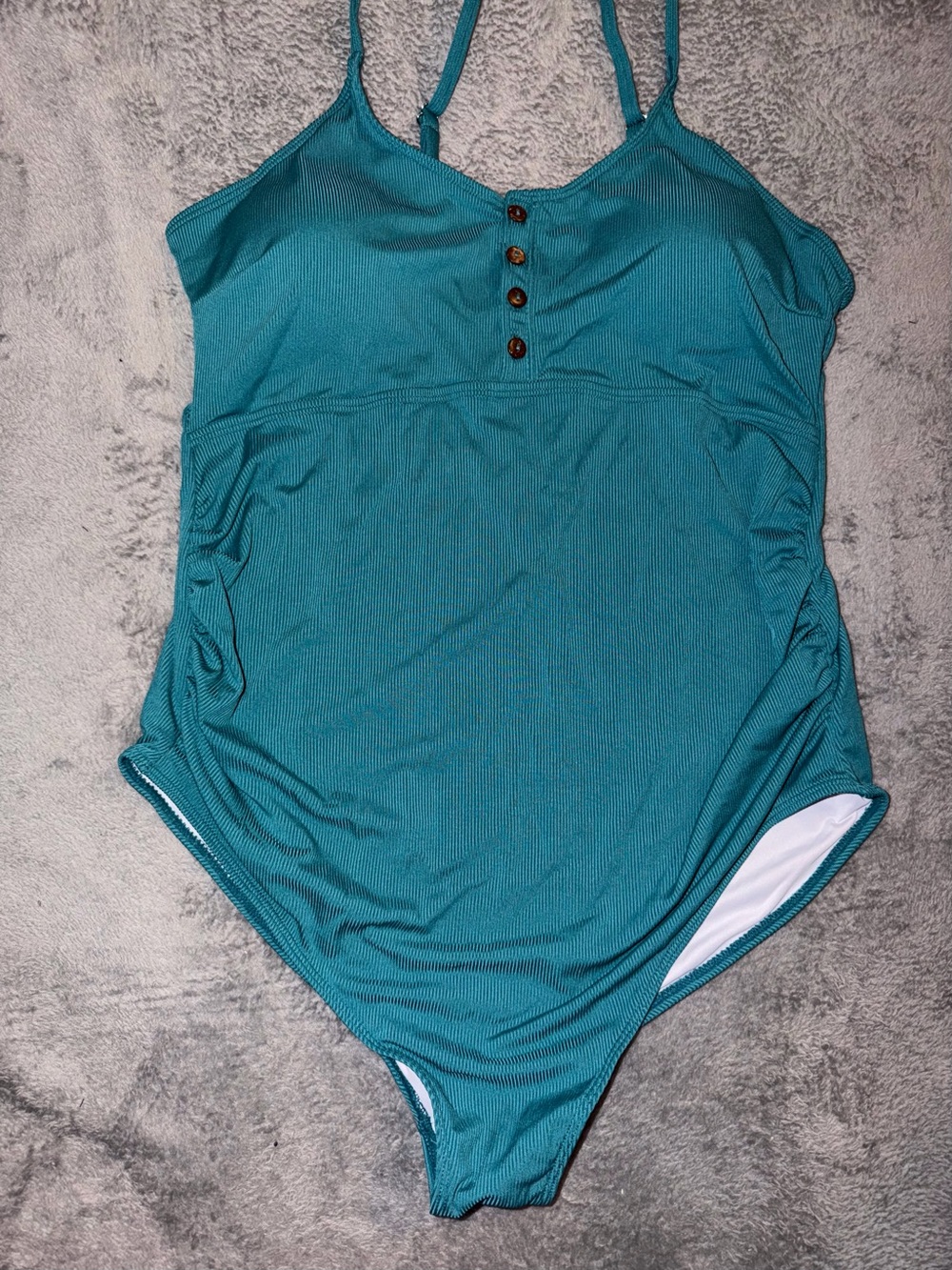 New Women's One Piece Swimsuit Size 2XL Greenish